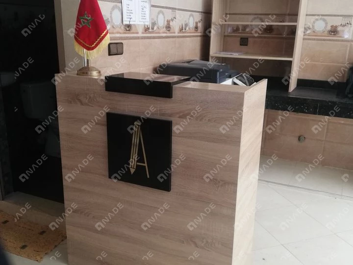 comptoir et bureau en bois MDF à Agadir-01000-2