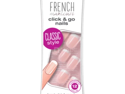 Ongles Artificiels french go nails, 12 Pièces-01513-1