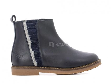 Bottines Trip Fringe Bleu 01887