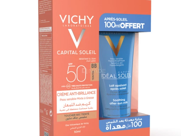 Vichy Capital anti-brillant Teinte + apres soleil 03288