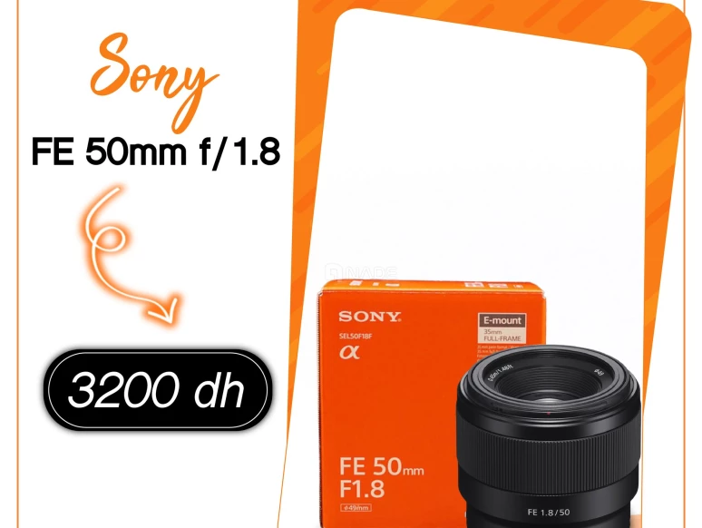 Objectif Sony FE 50mm f/1.8  03454