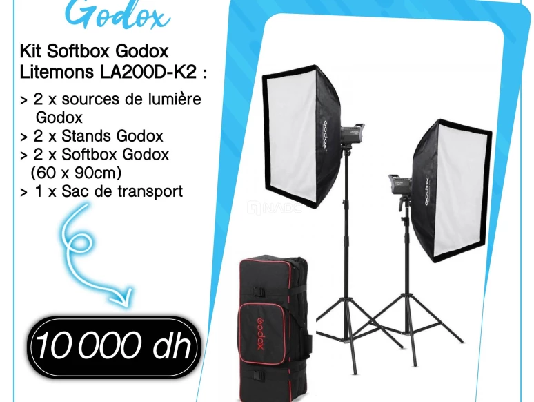 Kit Softbox Godox Litemons LA200D-K2 03514