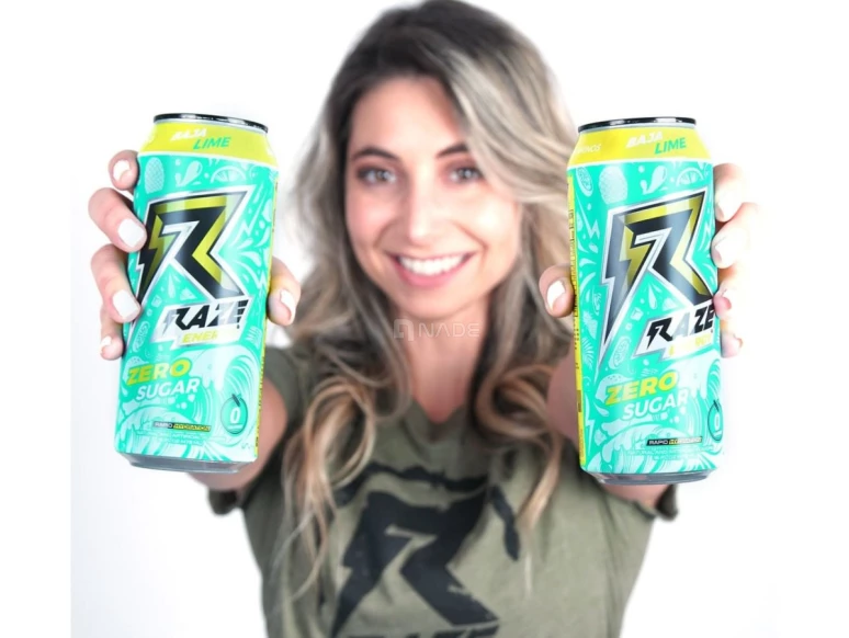 12 Raze Energy Baja Lime Sans Sucre 473mL-03608-1