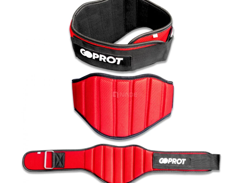 Ceinture musculation en néoprène 8 pouces Rouge-03680-1