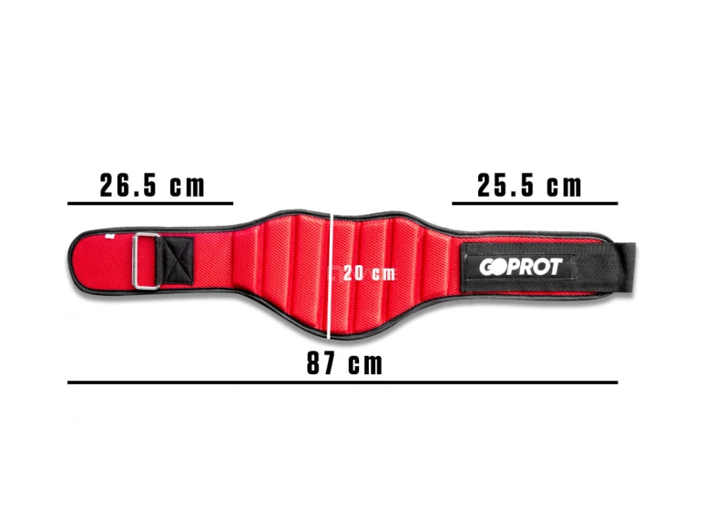 Ceinture musculation en néoprène 8 pouces Rouge-03680-2