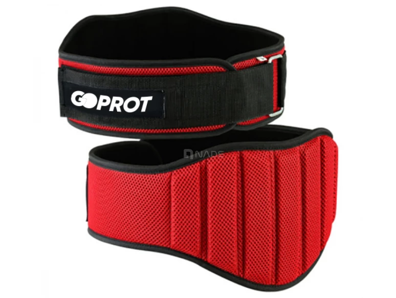 Ceinture musculation en néoprène 8 pouces Rouge-03680-3