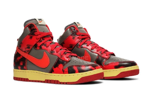 NIKE DUNK HIGH 1985 RED ACID WASH-03716-1