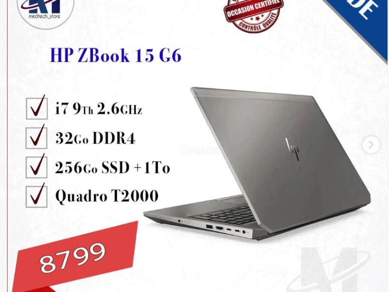HP Zbook 15 G6 Comme neuf-04017-1