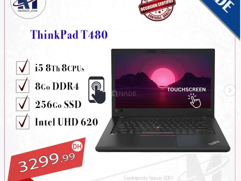 Lenovo ThinkPad T480 Comme neuf-04018-1
