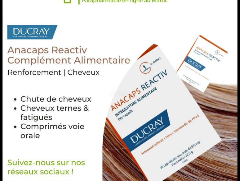 Découvrez Anacaps Reactiv de Ducray  04055