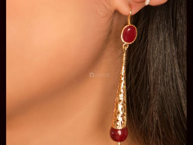 Boucles d'oreilles beldi en or 18k 04172