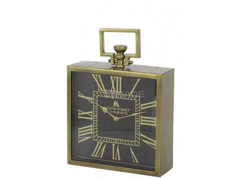 PENDULE LONDON ANTIQUE BRONZE-NOIR 04248