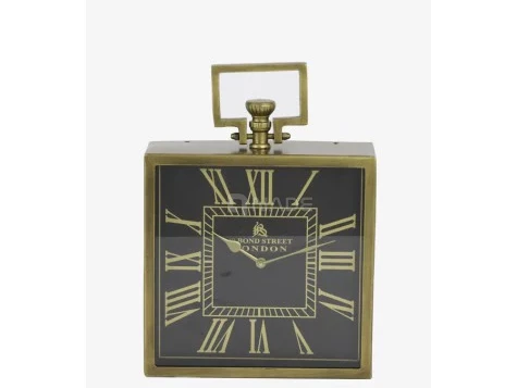 PENDULE LONDON ANTIQUE BRONZE-NOIR-04248-2