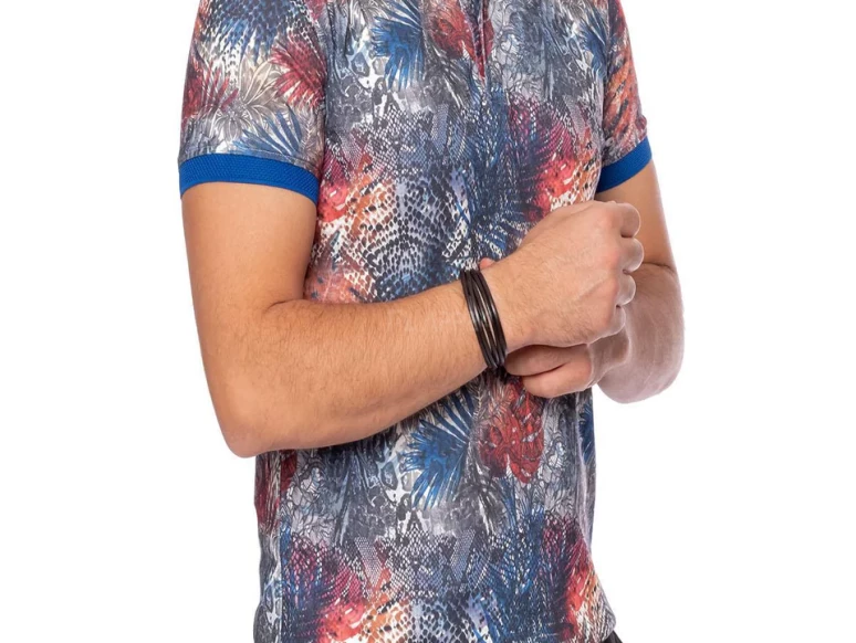 T-SHIRT IMPRIMÉ FLORAL EN COTON-04460-2